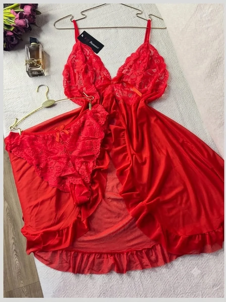 Nuisette Dentelle Grande Taille - Lingerie Femme – Image 4