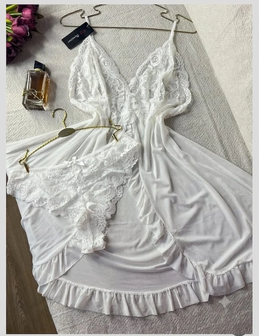 Nuisette Dentelle Grande Taille - Lingerie Femme – Image 5