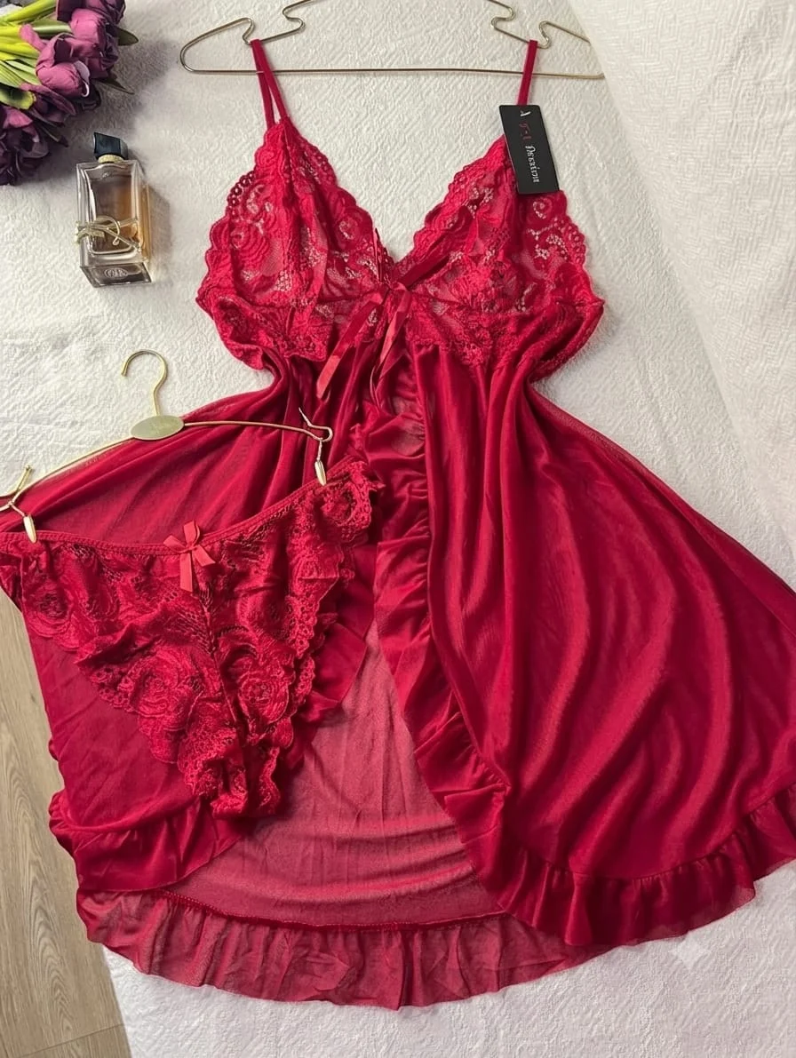 Nuisette Dentelle Grande Taille - Lingerie Femme – Image 2